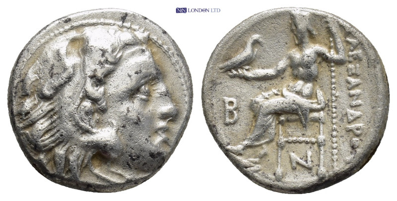 KINGS OF MACEDON. Alexander III 'the Great' (336-323 BC). AR Drachm. (16mm, 4.35...