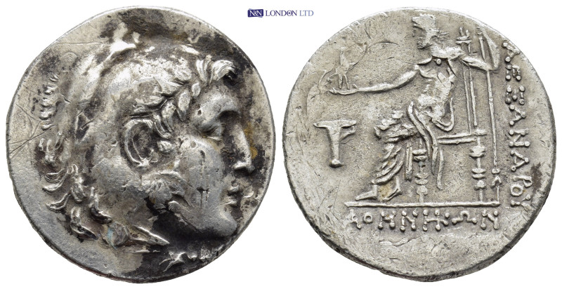 Aeolis, Kyme AR Tetradrachm. (30mm, 16.28 g) In the name and types of Alexander ...