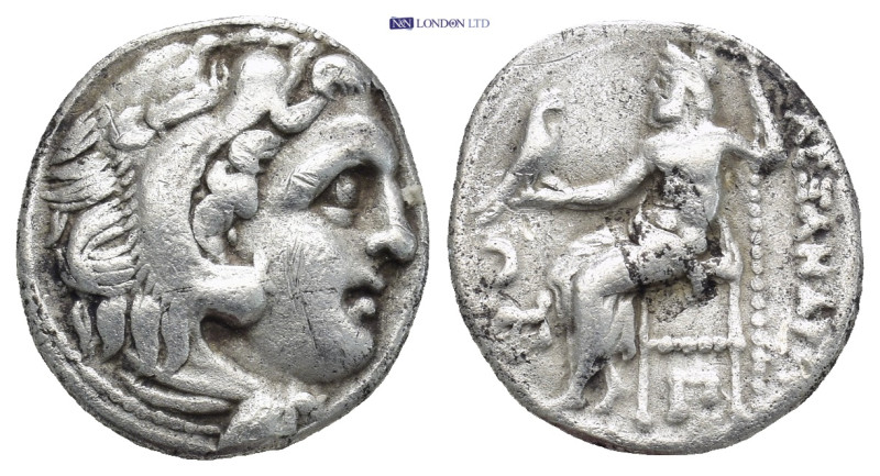 KINGS OF THRACE (Macedonian). Lysimachos (305-281 BC). AR Drachm. (16mm, 4.0 g) ...