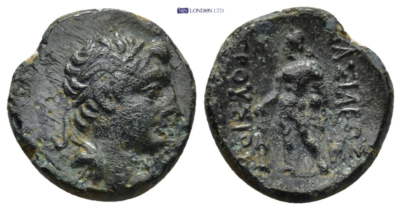 KINGS of BITHYNIA. Prusias II Cynegos (182-149 BC). AE (3.86 Gr. 16mm.) 
Head of...