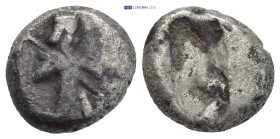 PERSIA, Achaemenid Empire. Time of Darios I to Xerxes II, circa 485-420 BC. Siglos (15mm, 5.55 g), Lydo-Milesian standard, Sardes. Persian king or her...