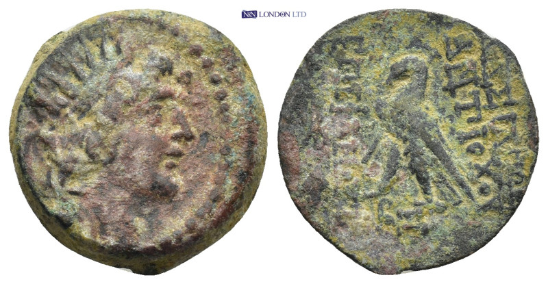 SELEUKID KINGS of SYRIA. Antiochos VIII Epiphanes (Grypos). 121/0-97/6 BC. Æ (18...