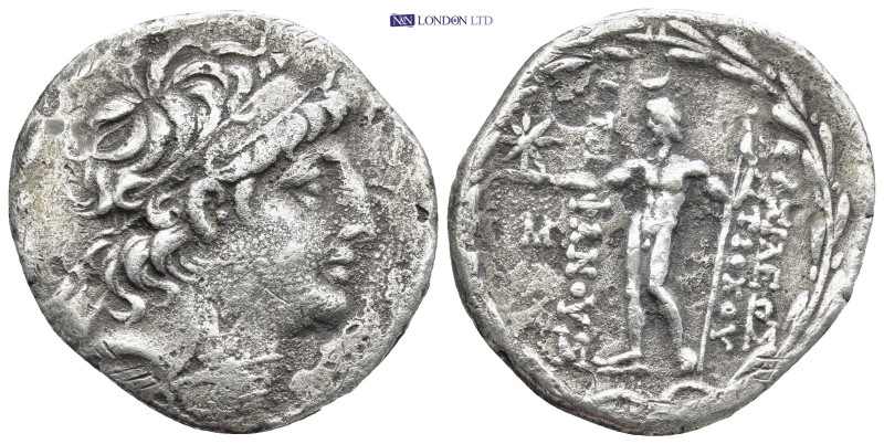 Seleukid Kingdom. Antiochos VIII Epiphanes. 121/0-97/6 B.C. AR tetradrachm (30mm...