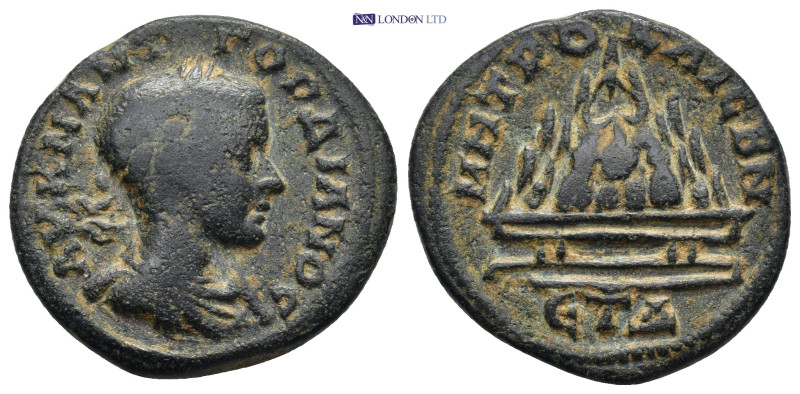 CAPPADOCIA, Caesarea-Eusebia. Gordian III. AD 238-244. AE. (10.22 Gr. 25mm.). 
 ...