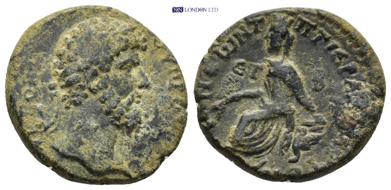 CAPPADOCIA, Tyana. Lucius Verus (161-169 AD) AE (22mm, 8.9 g) Obv. ΑΥΤΟ Κ Λ ΟΥΗΡ...