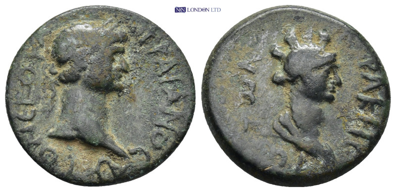 Cilicia Coracesium Trajan AD. 98-117 AE. (6.75 Gr. 22mm.)
laureate head of Traja...