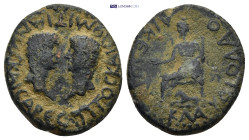 Lycaonia, Laodicea Catacecaumene. Titus and Domitian (reign of Vespasian 69-79 AD). AE. 
(5.23 Gr. 20mm.) 
Heads of Titus, left, and Domitian, right, ...
