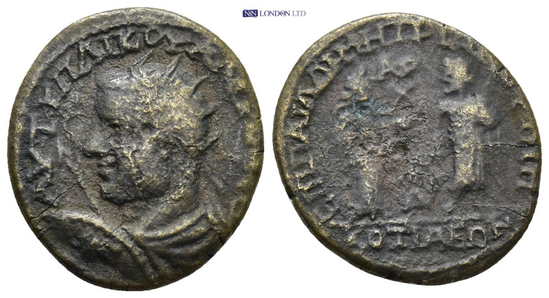 PHRYGIA. Cotiaeum. Valerian I (253-260). AE. (6.38 Gr. 25mm.)
Radiate, draped an...