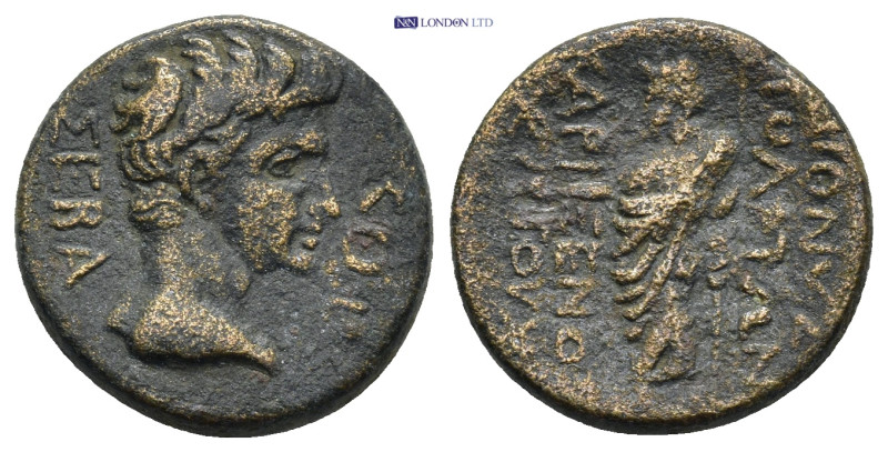 PHRYGIA. Dionysopolis. Tiberius (14-37). AE. (5.08 Gr. 17mm.)
 Bare head right. ...