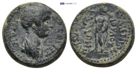 PHRYGIA. Eumenea. Nero (54-68). Ae. (6.5 Gr. 19mm.) Julius Kleon, magistrate. Obv: NEPΩN ΣEBAΣTOΣ. Draped, bare headed bust right. Rev: EYMENEΩN IOYΛI...