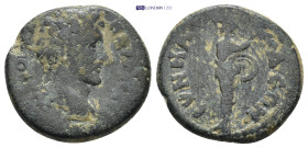 PHRYGIA. Synnada. (20mm, 5.4 g) Marcus Aurelius (Caesar, 139-161). Ae Obv: Μ ΑVΡΗΛΙOC ΟVΗΡΟС ΚΑΙ. Bare head right with short beard. Rev: CVNNAΔЄΩN. Cu...