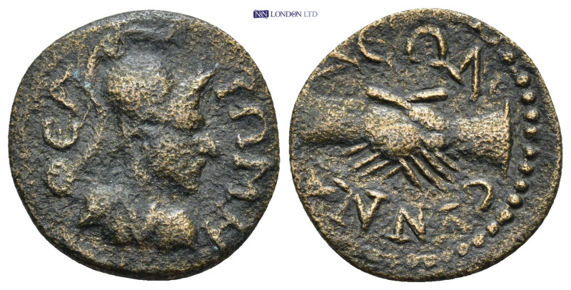 PHRYGIA. Synnada. Pseudo-autonomous (3rd century). AE. (3.98 Gr. 21mm.)
Helmeted...