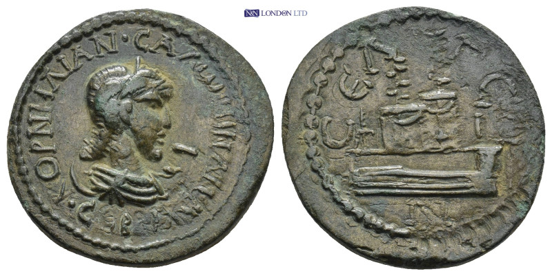 PISIDIA. Selge. Salonina (Augusta, 254-268). AE (8.65 Gr. 25mm.)
 Draped bust ri...