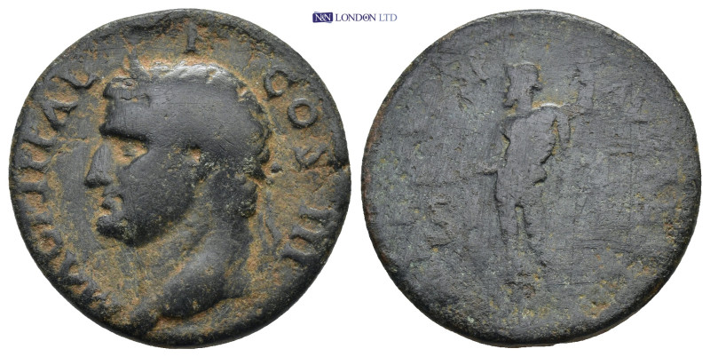 Agrippa AE Struck under Caligula. Rome, AD 39. (9.63 Gr. 25mm.)
Head left wearin...