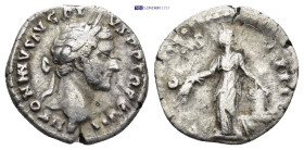 Antoninus Pius, 138-161. Denarius (Silver, 17mm, 2.78 g), Rome, 153-154 (?). ANTONINVS AVG PIVS P P TR P XVI-I (numeral uncertain) Laureate head of An...