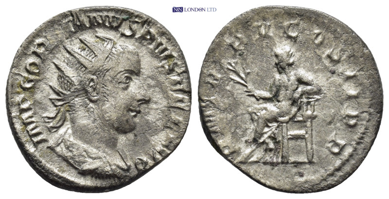 Gordian III AR Antoninianus. (21mm, 4.0 g) Rome, AD 241-243. IMP GORDIANVS PIVS ...