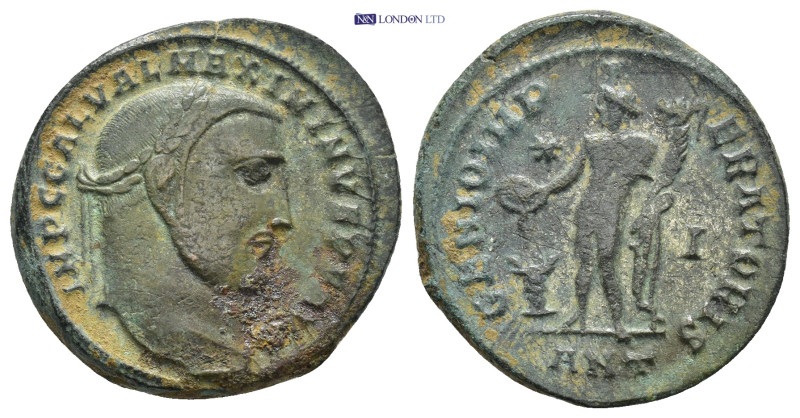 MAXIMINUS II. Follis. AE. 305-311 AD Antioch. (6.75 Gr. 25mm.)
Laureate head of ...