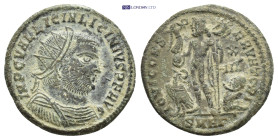 Licinius I. A.D. 308-324. AE Follis (3.44 Gr. 19mm.). Heraclea
Radiate, draped and cuirassed bust of Licinius Senior right
Rev. Jupiter, naked, standi...