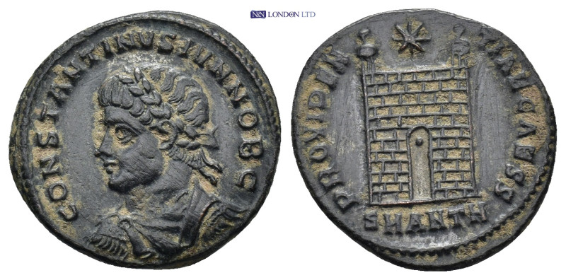 Constantine II. As Caesar, A.D. 317-337. Antioch (2.65 Gr. 19mm.)
Laureate, drap...