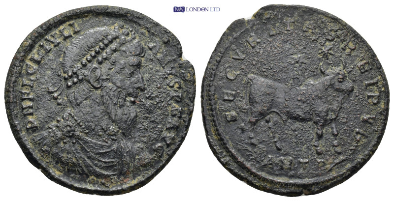 Julian II, A.D. 360-363. AE. Antioch (9 Gr. 29mm.)
 Diademed, draped and cuirass...