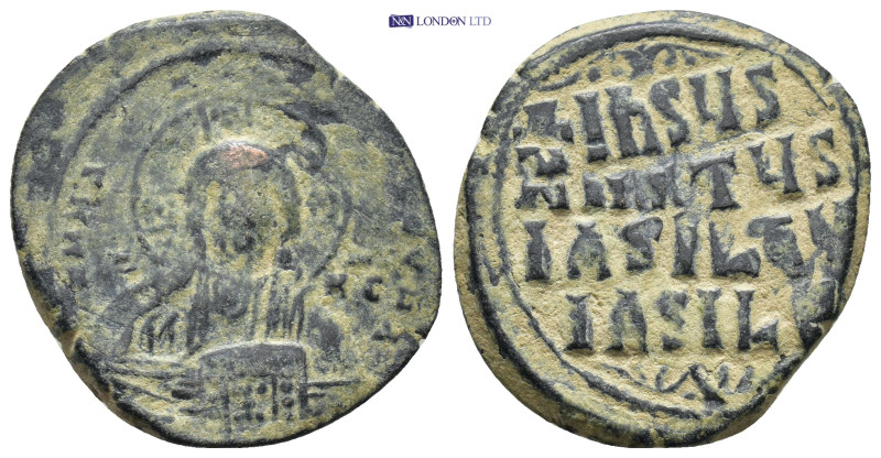 Anonymous (attributed to Basil II). Ca. 976-1025. AE follis (27mm, 7.34 g). Anon...
