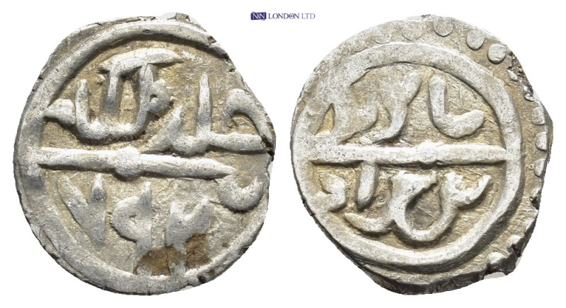 OTTOMAN EMPIRE. Bayazid I (791-804 AH / 1389-1402 AD). Uncertain mint. Dated AH ...