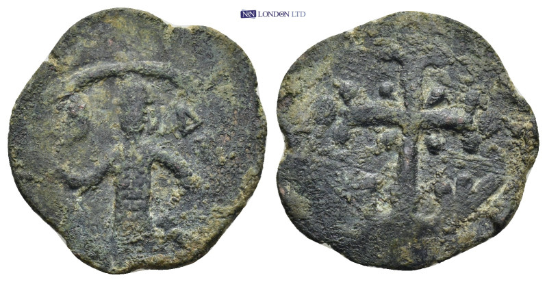 CRUSADERS, Edessa. Baldwin II. Second reign, 1108-1118. Æ Follis (3.47 Gr. 20mm....