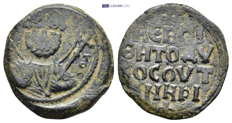 CRUSADERS. Antioch. Tancred, Regent. 1101-1103, 1104-1112. AE follis (21mm, 4.64...