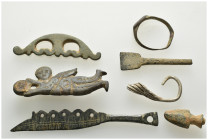 Mixed lot 7 pieces. SOLD AS SEEN NO RETURNS.