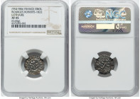 Carolingian. Lothaire II Obol ND (954-986) XF45 NGC, Bourges mint, Roberts-1822. 0.65gm. The only example populating the NGC census for this type. HID...