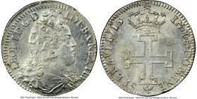 Lorraine. Leopold I Teston 1713 MS64 NGC, Nancy mint, KM95, Flon-84. An exemplary example of the type, bounding with white satin luster. The soles fin...