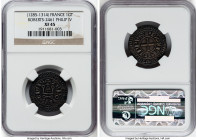 Philip IV Gros Tournois ND (1285-1314) XF45 NGC, Roberts-2461. HID09801242017 © 2023 Heritage Auctions | All Rights Reserved