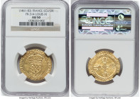 Louis XI gold Ecu d'Or ND (1461-1483) AU50 NGC, Fr-314, Dup-544. HID09801242017 © 2023 Heritage Auctions | All Rights Reserved
