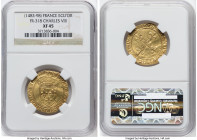 Charles VIII gold Ecu d'Or ND (1483-1498) XF45 NGC, Tours mint, Fr-318, Dup-575. HID09801242017 © 2023 Heritage Auctions | All Rights Reserved