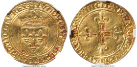 Louis XII gold Ecu d'Or ND (1498-1515) AU55 NGC, Paris mint, Fr-323, Dup-647. 3.46gm. HID09801242017 © 2023 Heritage Auctions | All Rights Reserved