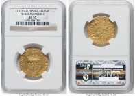 Francois I gold Ecu d'Or ND (1515-1547) AU55 NGC, Fr-345, Dup-775. HID09801242017 © 2023 Heritage Auctions | All Rights Reserved