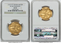 François I gold Ecu d'Or ND (1515-1547) XF45 NGC, Lyon mint, Fr-342, Dup-771. HID09801242017 © 2023 Heritage Auctions | All Rights Reserved