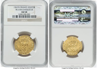 Charles IX gold Ecu d'Or 1567-H AU58 NGC, La Rochelle mint, Fr-378, Gad-442. HID09801242017 © 2023 Heritage Auctions | All Rights Reserved