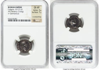 Gaius (Caligula) (AD 37-41). AR denarius (19mm, 3.66 gm, 5h). NGC Choice VF 5/5 - 1/5, reverse smoothing. Rome, AD 37-38. C•CAESAR•AVG•GERM•P•M•TR•POT...