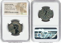 Claudius I (AD 41-54). AE as (28mm, 10.53 gm, 7h). NGC VF 5/5 - 3/5. Uncertain western branch mint, ca. AD 41-50. TI CLAVDIVS CAESAR AVG P M TR P IMP,...