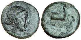 Aeolis. Aigai. (2.-1. Century BC). Bronze Æ. (14mm, 2,81g).