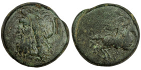 Mysia. Adramytteion. (3.-2. Century BC) Bronze Æ. (14mm, 2,63g) Obv: head of Zeus left. Rev: horseman right.