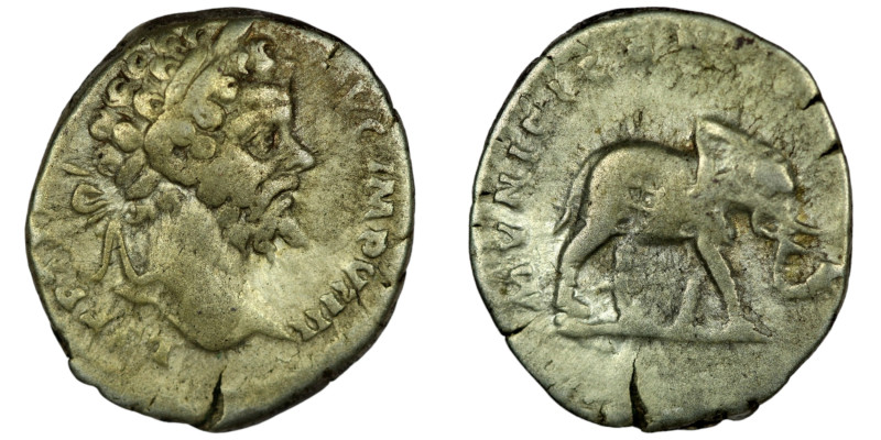 Septimius Severus. (197 AD) AR Denar. (18mm, 2,99g) Rome. Obv: L SEPT SEV PERT A...