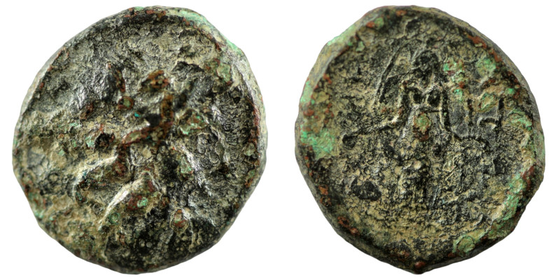 Phyrgia. Apameia. (88-44 BC). Bronze Æ. (22mm, 6,65g) Obv: head of Zeus right. R...