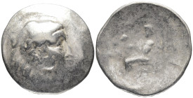 EASTERN CELTS.
Imitating Alexander III of Macedon.
Tetradrachm
(AR, 29 mm, 14.96 g)
3rd-2nd century BC, Danube region. 

Stylised head of Heracl...