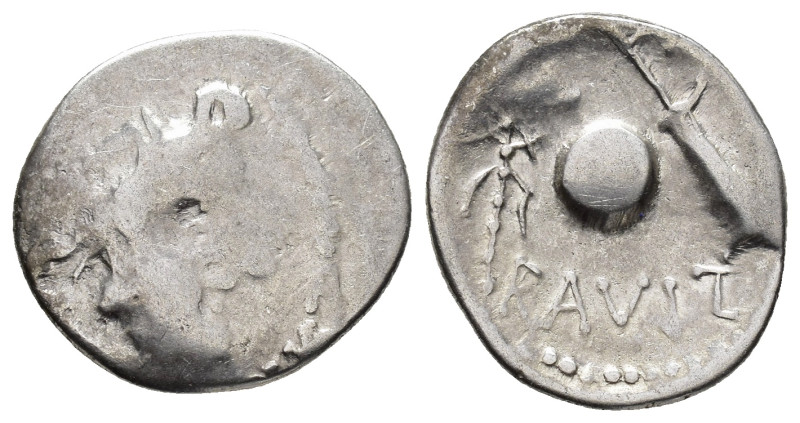 DANUBE REGION.
Eravisci. Imitating a denarius of Cn. Cornelius Lentulus, 76-75 ...