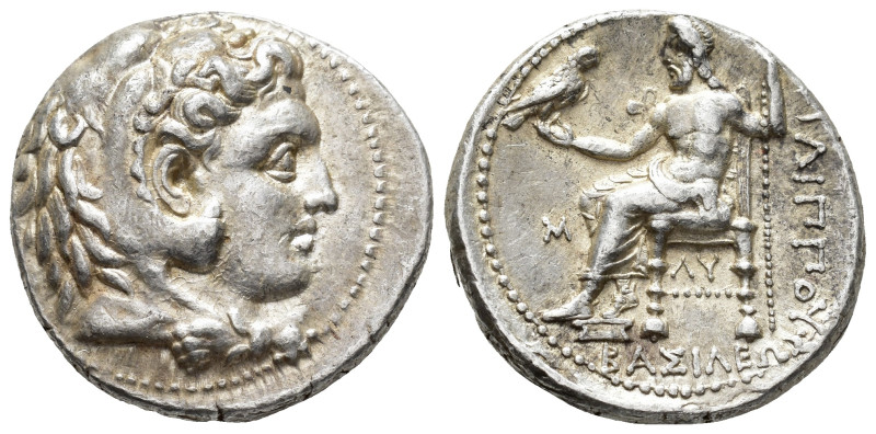 MACEDONIAN KINGS.
Philipp III Arrhidaios (323-317 BC).
Tetradrachm
(AR, 27 mm...