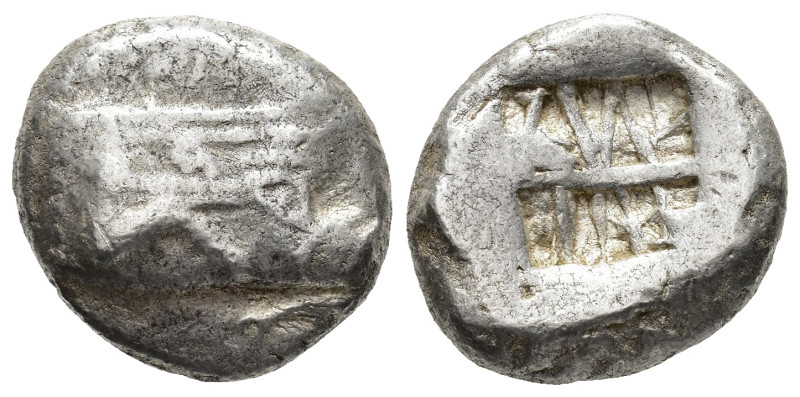LYCIA,
Phaselis.
Stater
(AR, 20 mm, 10.85 g)
c. 530-500 BC.

Prow of galle...