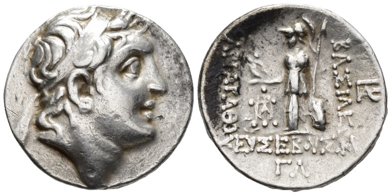 CAPPADOCIAN KINGS.
Ariarathes V Eusebes (163-130 BC).
Drachm
(AR, 18 mm, 4.17...