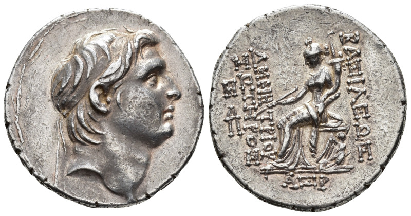 SELEUCID KINGS.
Demetrios I Soter (162-150 BC).
Tetradrachm
(AR, 32 mm, 16.88...